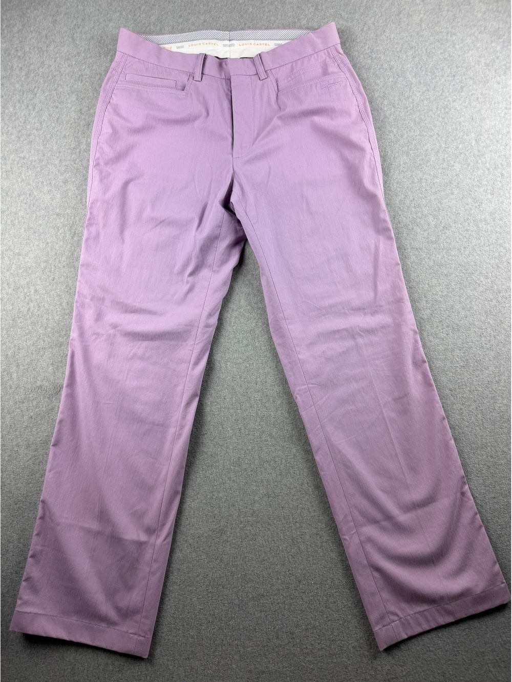 Louis Castel Women’s Violet Purple Stretch Golf Pants Size 78 Straight Leg